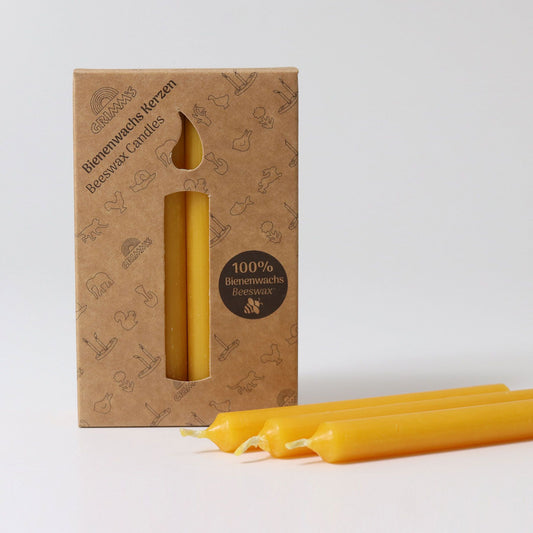 Grimm's 100% Beeswax Candle pack of 12