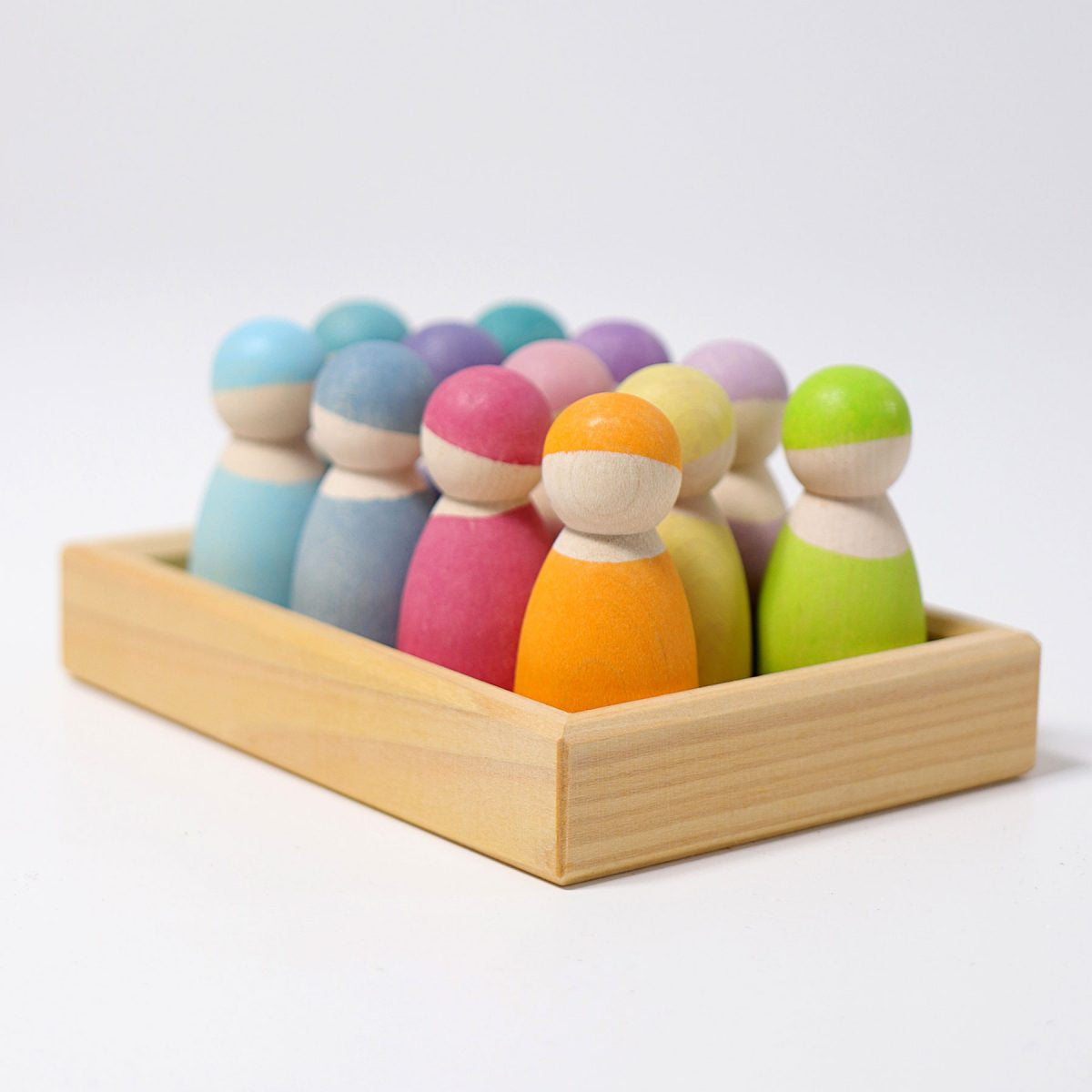 pastel peg people by Grimms