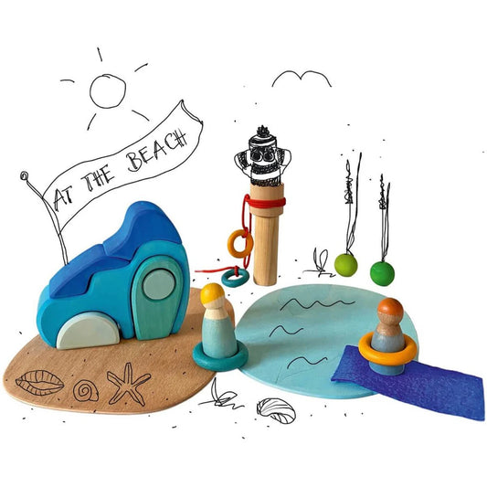 Grimm's Small World Play sets: In the Woods; By the Sea