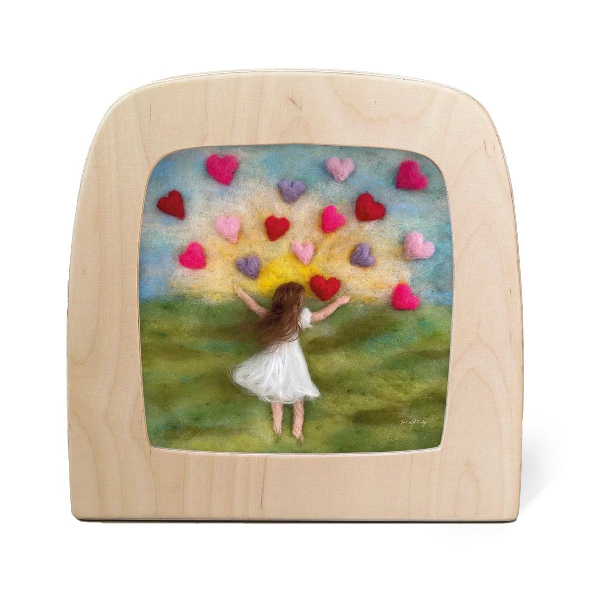 Toverlux Silhouette - Het Wol Feetje collection (wool felt art)