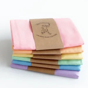 Laura’s - plain pastel mini play cottons