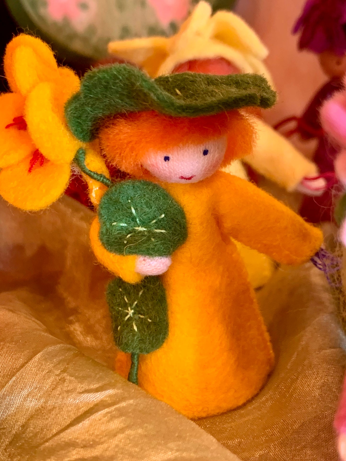 little felt fairy made by Ambrosius