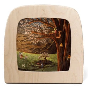 Chalkboard art Blossoms on a fairy tree