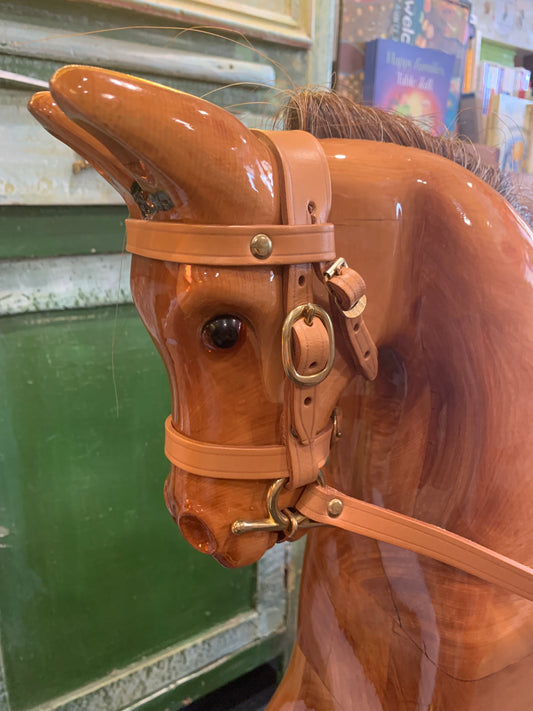 This classic rocking horse is exquisite, made from Tasmanian native specialty timber  celerytop. 